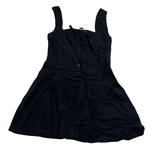 Lioness Heart Shaped Mini Dress in Black - Picture 1 of 5